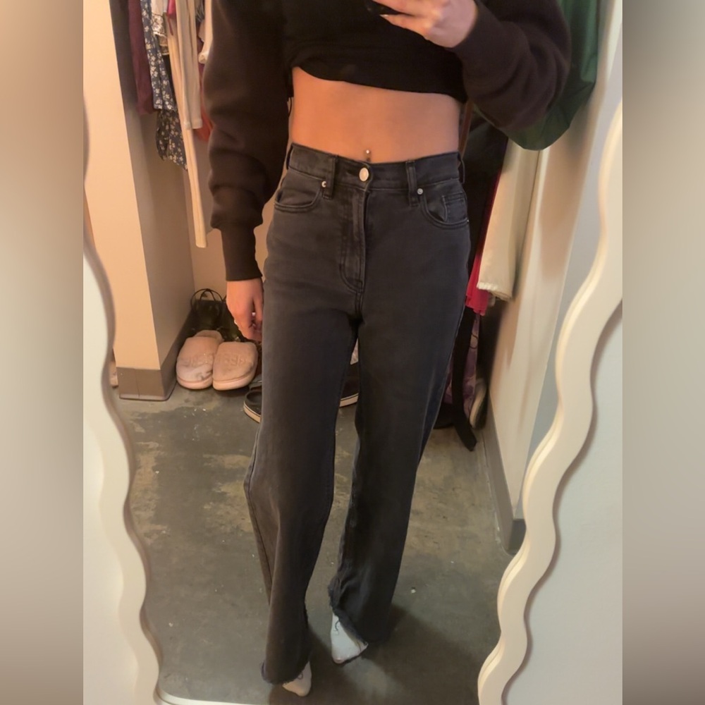 PacSun high rise acid wash jeans